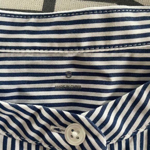 MUJI Collarless Boxy Shirt - Picture 5 of 6